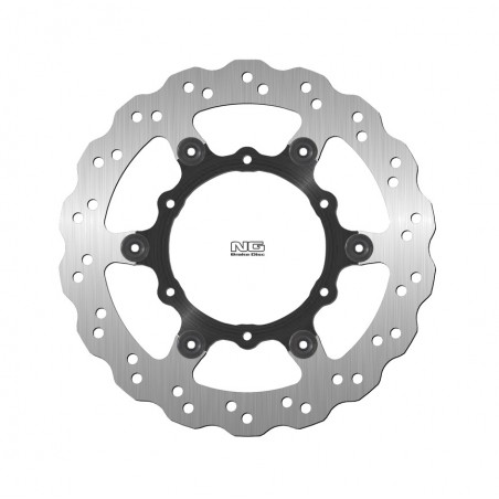 disco de freio traseiro flutuante ondulado 1457x ø267 x ø108,5 x 5 mm