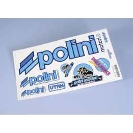 polini blue line replica decals and stickers set