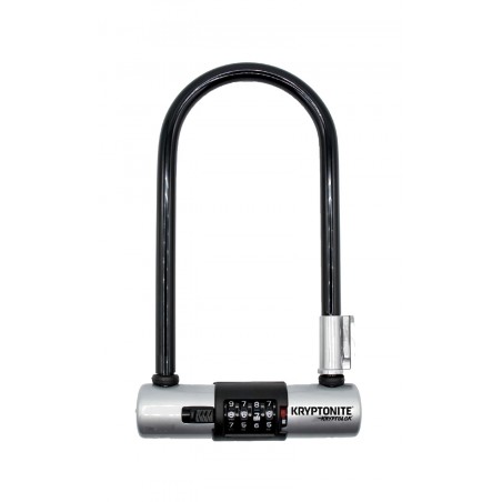 anti-theft u-shaped padlock with combination kryptolok combo standard w/bracket