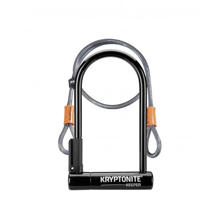 stöldskydd u-format lås keeper standard 12 con cable flex (244x102mm)