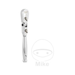 llave de carraca con cabeza giratoria 1/4 140 mm
