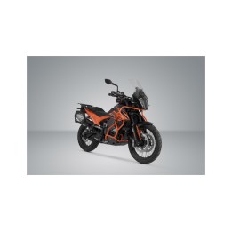 sistema di valigie laterali con accessori di montaggio dusc 41/33 l negras