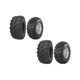 juego de 4 neumaticos k592 (2 x 25x8-12 + 2 25x10-12) utility tire pack bear claw evo