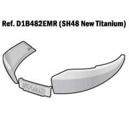 spare trim left and right trunk frame sh48 titanium gray
