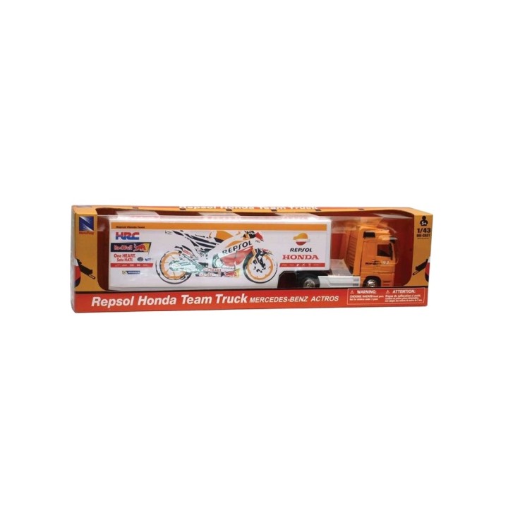 FASEBA Camión a escala con diseño 1/43 MERCEDES REPSOL HONDA TEAM 16333
