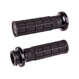 complete grip set with cable throttle v-twin hart-luck signature tbw (08-) harley davidson lock-on