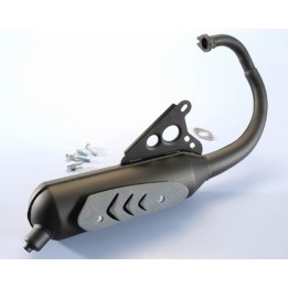 tubo escape tubarro polini aço preto original homologado 0311