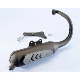 tubo de escape de acero negro original homologado tubarro 0316