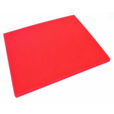 pliego de espuma roja para filtro de aire artein (280x330x15mm)
