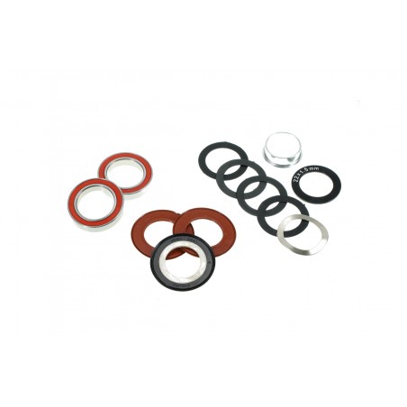 rodamiento para caja pedalier con contacto angular cerámico híbrido para bicicletas bkc-0344 abec-5 bb90