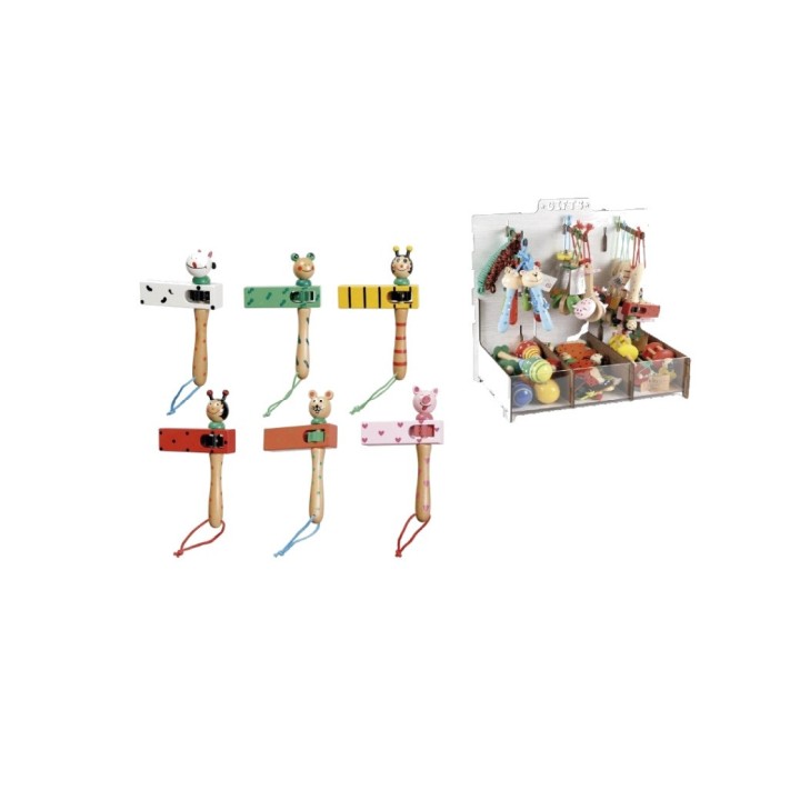 FASEBA Animal-shaped ratchet toy, assorted models 17 CM 16240