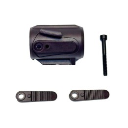 guía porta-carrete con sujeta hilo de recambio para fusil moicano