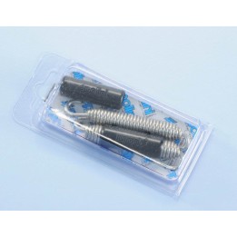sprężyna wydechu obrotowa z gumą  inox l= 79mm 228.0006