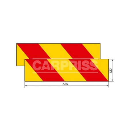 placă omologată ece/70-01 kit 2 uds