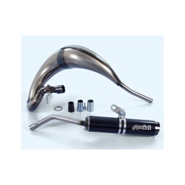 sistema de escape completo, estilo original, em alumínio. rs-12 signature series