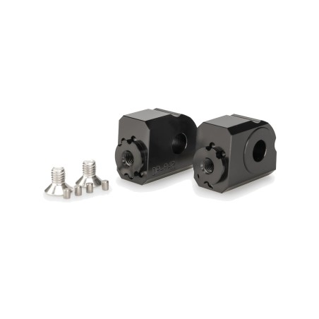 mounting hardware for adjustable passenger footrest