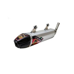 tubo de escape silenciador de aluminio y carbono carby