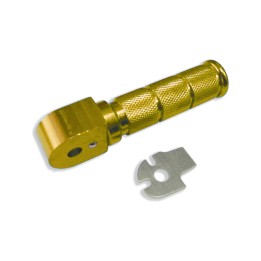 juego reposapies estriberas oro