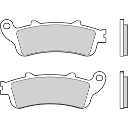 brzdové doštičky brembo pre vespa-xs - spekaný materiál