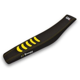 funda de asiento doble agarre 3 husqvarna negro/amarillo 1622h