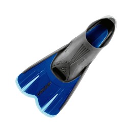 cressi agua short snorkeling and swimming fins, unbreakable polypropylene blade, highly flexible elastomer foot pocket
