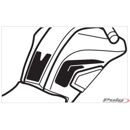 protective adhesive sticker with sides