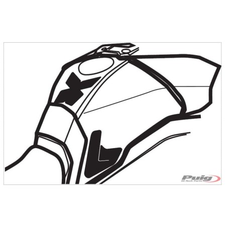 protector rezervor adeziv autocolant cu laterale