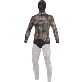 chaqueta de neopreno para pesca submarina seac sub kama vest man 5 mm