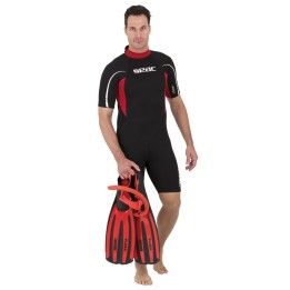 traje de buceo corto de neopreno relax de 2.2mm para mujer de seac sub