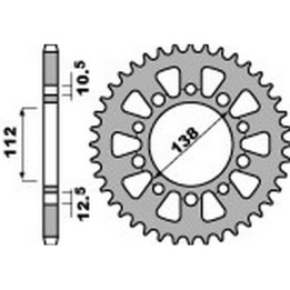corona plato trasmision 43 520