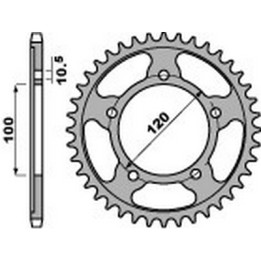 corona/plat transmissió d'alumini 46 525