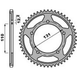 corona plato trasmision de aluminio 43 525