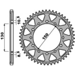 corona plat de transmissió d'acer 38 530