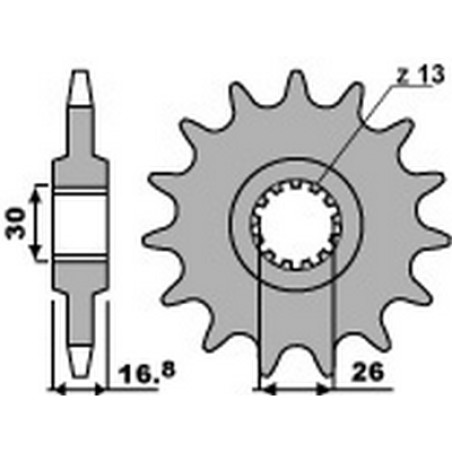 chain sprocket 525
