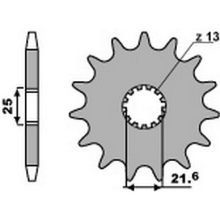 pignone catena 525