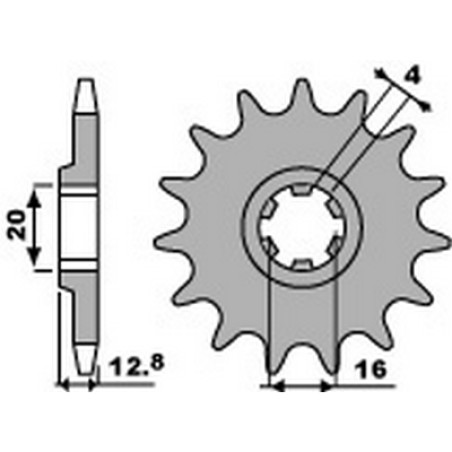 chain sprocket 520