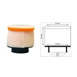filtro aria cilindrico ø40 mm 158972