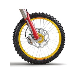 täydellinen etupyörä moottoripyörään tubeless 21x2 15x36t