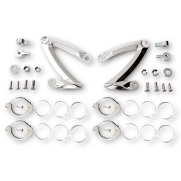 soportes de faro delantero cnc z-style 47-49-50-52-54 mm