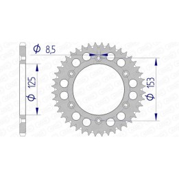 corona aluminio ultraligera 11212 - 520