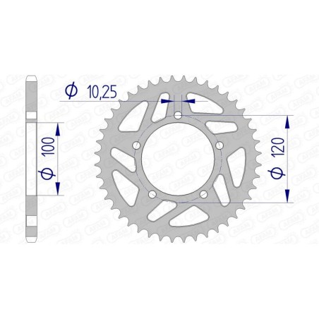 corona aluminio 36801 - 520