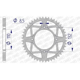 ultralätt självrengörande aluminiumkrona 72306 - 520