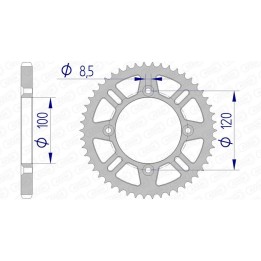 corona aluminio 15104 - 428