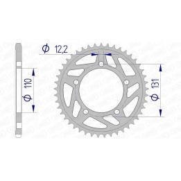coroană din aluminiu 165801 - 520
