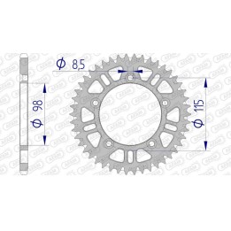 corona aluminio ultraligera autolimpiable 72101 - 420