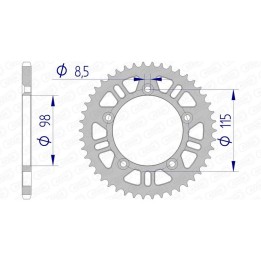 corona d'alumini 72101 - 420