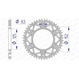 corona aluminio ultraligera autolimpiable 39300 - 520