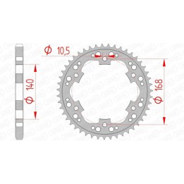 standardni jekleni zobnik 92635 - 525