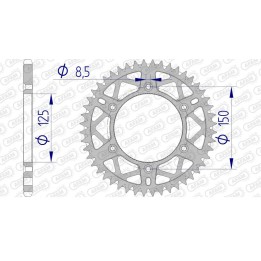 coroa de alumínio autolimpante ultraleve 72304 - 520