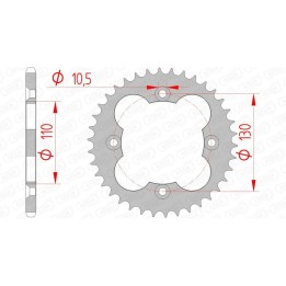 corona standard in acciaio 10318 - 520